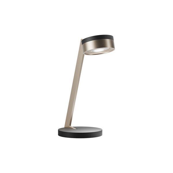 BLADE T1 SLIM bordslampa, matt black/satin gold, LIGHT-POINT