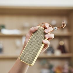 aGROOVE MINI Bluetooth högtalare, soft yellow, Kreafunk