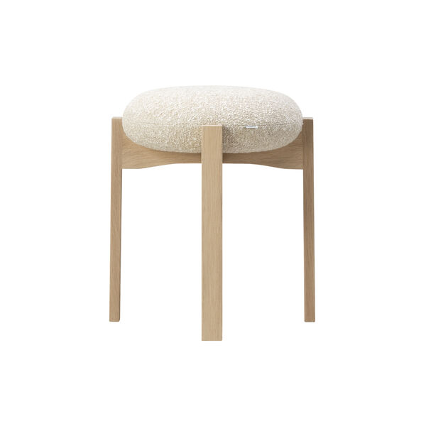 Pioneer Stool, lacquered oak/Zero 0001, Fredericia Furniture