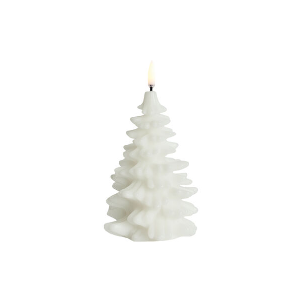 LED Pillar Candle 15 cm, nordic white, Uyuni Lighting