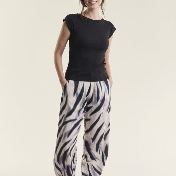 Harukaze byxa, zebra rose, BITTE KAI RAND