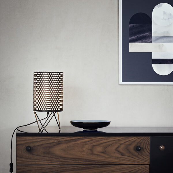 Pedrera ABC PD4 bordslampa, svart, GUBI