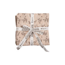 FLORA Tygblöja 2-pack, nightingale/balsam cream/walnut, Müsli by Green Cotton