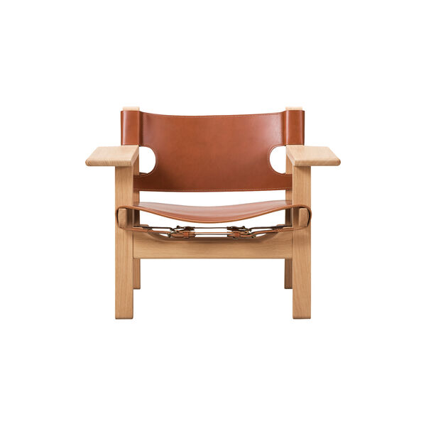 2226 Den Spanska stolen, cognac/ljust oljad ek, Fredericia Furniture