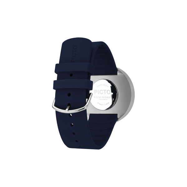 Picto armbandsur 40 mm, navy bl&aring;/st&aring;l, Picto