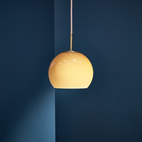 Ball Glass Pendant, amber Ball Glass Pendant, amber, FRANDSEN