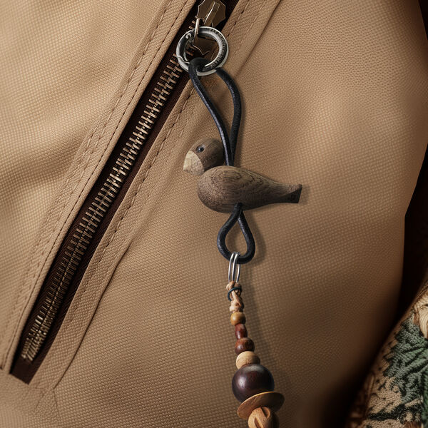 F&aring;gel nyckelring, svart, Kay Bojesen Denmark