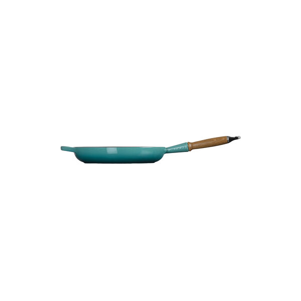 Signature gjutj&auml;rn stekpanna med tr&auml;handtag &Oslash; 28 cm, bleu riviera, Le Creuset