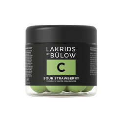 C – SOUR STRAWBERRY, small, Lakrids by Bülow