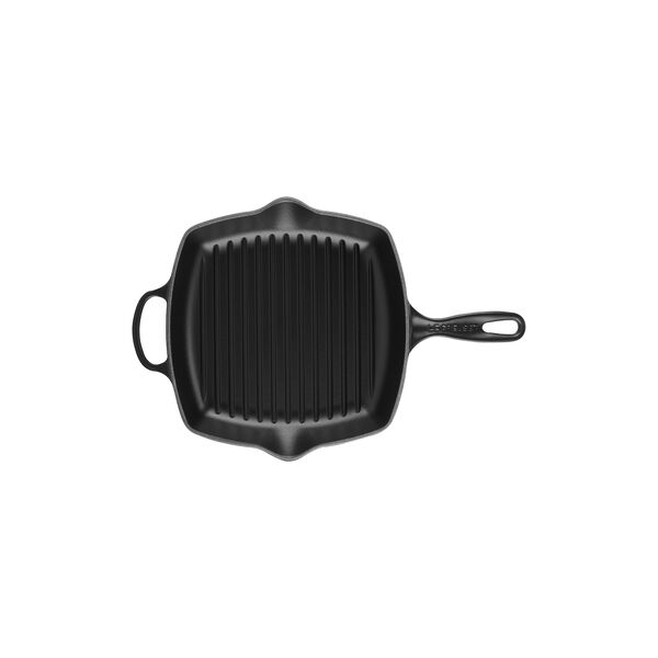 Signature gjutj&auml;rn kvadratisk grillpanna 26 cm, matte black, Le Creuset