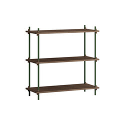 Shelving Classic Standard, smoked oak/pine green, MOEBE