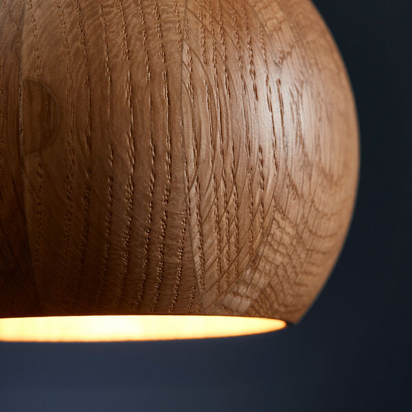 Ball Wood Pendant, oak, FRANDSEN