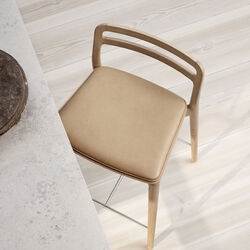 VIPP484 Cabin Counter Stool, light oak/sand VIPP484 Cabin Counter Stool, light oak/sand, Vipp