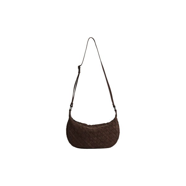 MuseMBG Bag Suede Weave, dark brown, Markberg