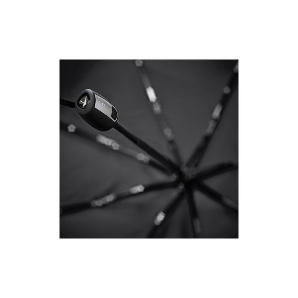 Mini automatic foldable storm umbrella, pure svart, Senz