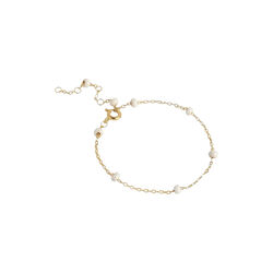 Lola Bold armband, gold/daisy, ENAMEL Copenhagen