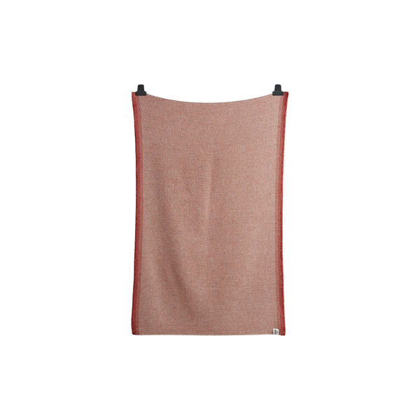 UNA Half Size Throw, light red, R&oslash;ros Tweed