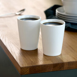 Eventail termosmugg, white, Pillivuyt