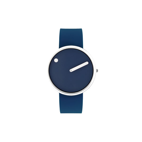 Picto armbandsur 40 mm, navy bl&aring;/st&aring;l, Picto