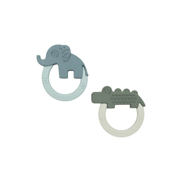 Deer Friends 2-pack badleksak, green/blue, Done by Deer