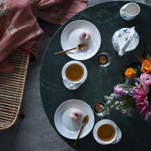 White Elements kopp och fat, 26 cl, Royal Copenhagen