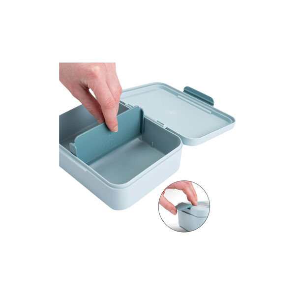 Tiny Farm Matlåda med indelning, blue, Done by Deer