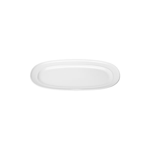 KOPPEL oval serveringsfat 23 cm, vit, Georg Jensen