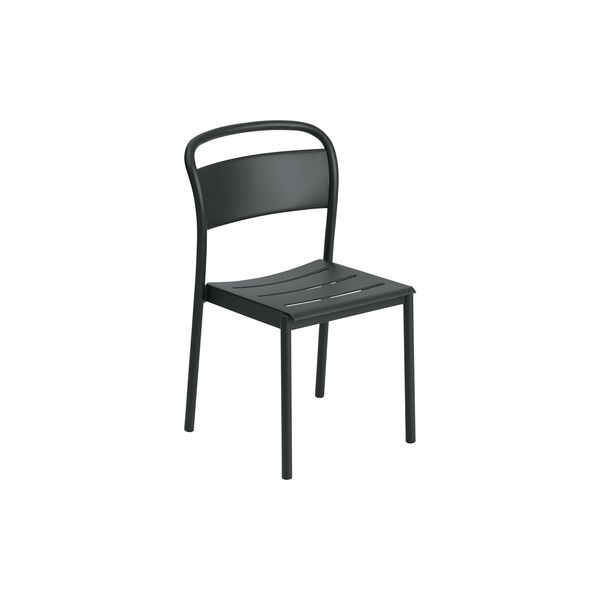 Linear Steel Side Chair, anthracite black Linear Steel Side Chair, anthracite black, Muuto