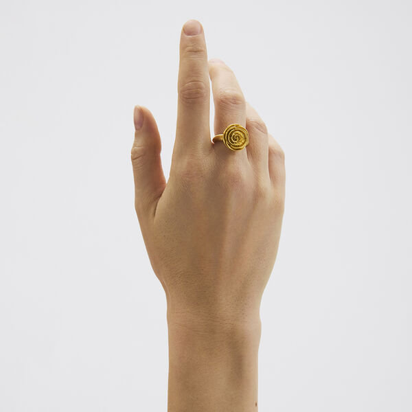 Rose Ring, gold plated, Pernille Corydon Jewellery