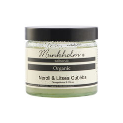 Ekologisk saltskrubb, neroli & litsea cubeba, Munkholm