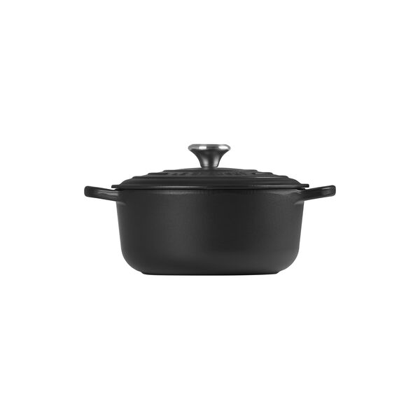 Signature gjutj&auml;rn rund gryta &Oslash; 20 cm, matte black, Le Creuset