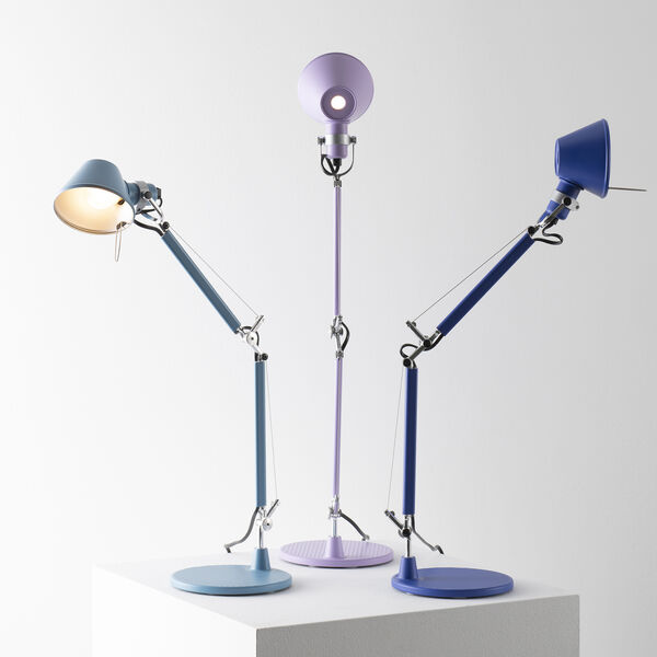 Tolomeo Micro Table Lamp, blue klein, Artemide