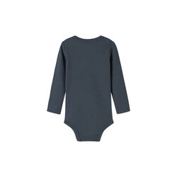 Plain Body LS Bodysuit, blue, MarMar Copenhagen