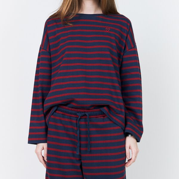 DemiLL Sweatshirt LS, bordeaux, Lollys Laundry