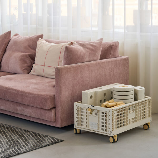 Hjul till förvaringslåda, honey yellow, MODU