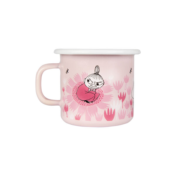 Girls Enamel Mug, pink, Muurla