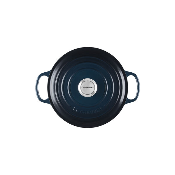 Signature gjutj&auml;rn rund gryta &Oslash; 24 cm, nuit, Le Creuset