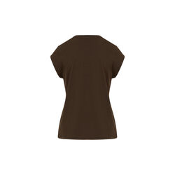 CC Heart Basic V-neck T-shirt, coffee, Coster Copenhagen