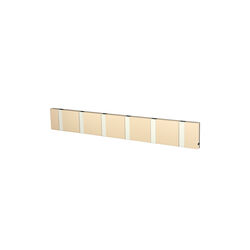 KNAX kl&auml;dh&auml;ngare 6 krokar, latte/gr&aring;, LoCa