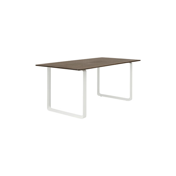 70/70 Table, solid smoked oak/white, Muuto