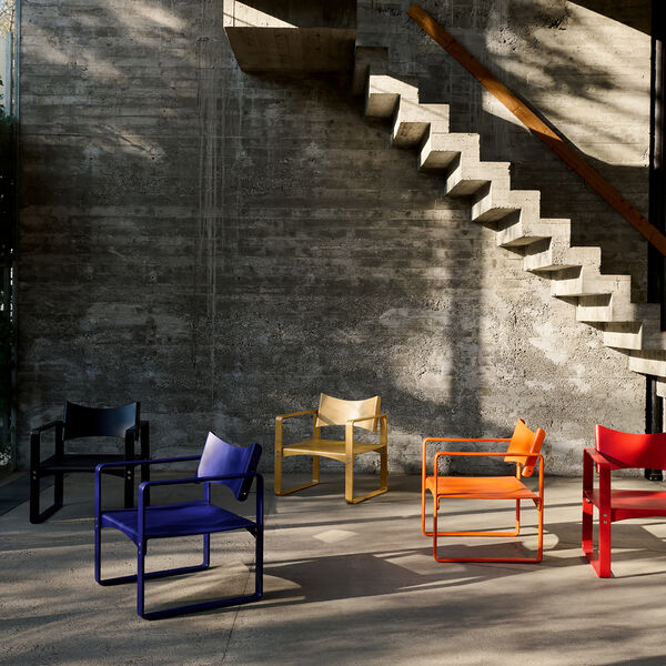 270 F Loungestol, honey-stained, Verpan