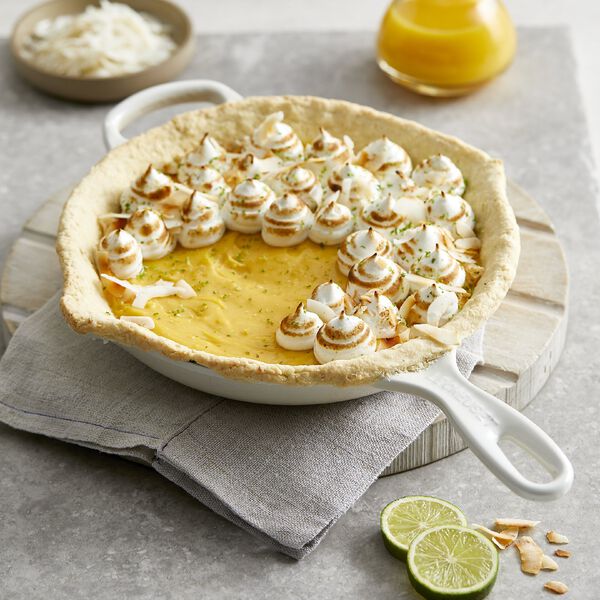 Signature gjutj&auml;rn stekpanna &Oslash; 23 cm, meringue, Le Creuset