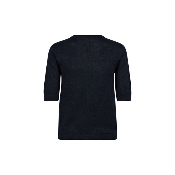 PD-Vigga SS Lurex Knit, deep navy blue, Pieszak