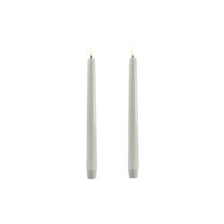 LED Taper Candle 25 cm, dusty green, Uyuni Lighting