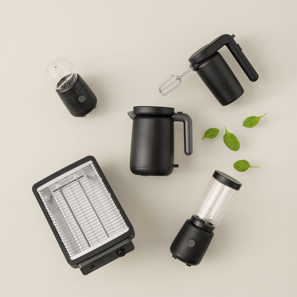 FOODIE vattenkokare, black, RIG-TIG