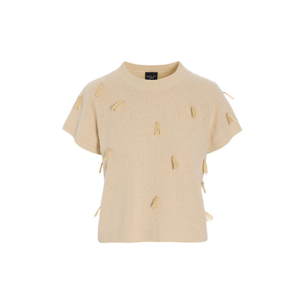 Kamitto kort&auml;rmad blus med fransar, bast, BITTE KAI RAND