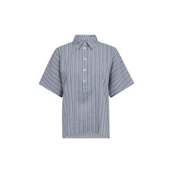 MMLowana Friz Stripe Blouse, regatta, MOS MOSH