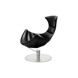 The Lobster Chair, black oak/chrome, Bruunmunch Furniture