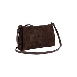 MarciMBG Crossbody Bag Suede, dark brown, Markberg
