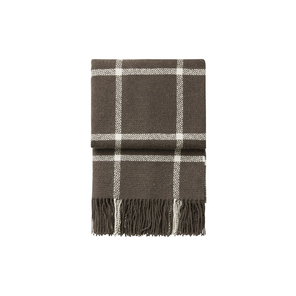 Tartan pl&auml;d, brown, ELVANG